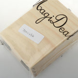 Maxbell Maxbell 2 Grids 50ml Handmade Wooden Essential Oil Display Storage Box Carrying Case