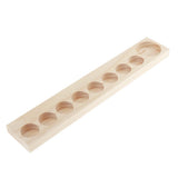 Maxbell Maxbell 9 Slots Wooden Aroma Essential Oil Display Case Storage Rack Tray Holder