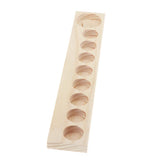 Maxbell Maxbell 9 Slots Wooden Aroma Essential Oil Display Case Storage Rack Tray Holder
