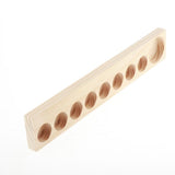 Maxbell Maxbell 9 Slots Wooden Aroma Essential Oil Display Case Storage Rack Tray Holder