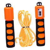 Maxbell Maxbell 3m PVC Jump Skipping Rope with Counter and Anti-Slip Foam Handle  Yellow