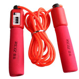 Maxbell Maxbell Adjustable Jump Rope Workout Skipping Cord with Automatic Counter Red