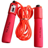 Maxbell Maxbell Adjustable Jump Rope Workout Skipping Cord with Automatic Counter Red