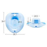 Maxbell 2X Pregnant Women Hemorrhoid Plastic Toilet Sitz Bath Tubs Hip Basin Bidets