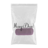 Maxbell 2pcs Neck Roll Bolster Pillow Round Massage Footrest Cushion Purple/Red