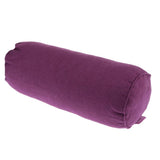 Maxbell 2pcs Neck Roll Bolster Pillow Round Massage Footrest Cushion Purple/Red