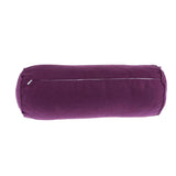 Maxbell 2pcs Neck Roll Bolster Pillow Round Massage Footrest Cushion Purple/Red