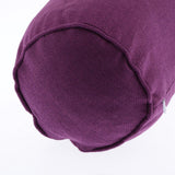 Maxbell 2pcs Neck Roll Bolster Pillow Round Massage Footrest Cushion Purple/Red
