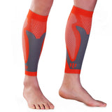Maxbell Maxbell 1 Pair Sports  Running Calf Compression Sleeves Leg Guard Wrap Orange M