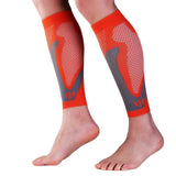 Maxbell Maxbell 1 Pair Sports  Running Calf Compression Sleeves Leg Guard Wrap Orange L