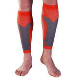 Maxbell Maxbell 1 Pair Sports  Running Calf Compression Sleeves Leg Guard Wrap Orange L