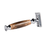 Maxbell Maxbell Men Double Edge Safety Shaving Razors Moustache Grooming Tool Bamboo Handle