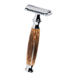 Maxbell Maxbell Men Double Edge Safety Shaving Razors Moustache Grooming Tool Bamboo Handle