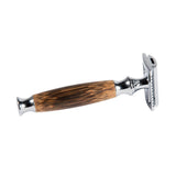 Maxbell Maxbell Men Double Edge Safety Shaving Razors Moustache Grooming Tool Bamboo Handle