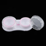 Maxbell Maxbell 5Pcs Portable Contact Lens Soaking Case Container Holder Storage Box Pink