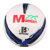 Maxbell Maxbell Soccer Ball Size 5 with Net & Inflate Needle for Kids Adults Blue + White