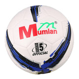 Maxbell Maxbell Soccer Ball Size 5 with Net & Inflate Needle for Kids Adults Blue + White