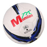 Maxbell Maxbell Soccer Ball Size 5 with Net & Inflate Needle for Kids Adults Blue + White