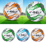 Maxbell Maxbell Size 5 PU Leather Indoor Outdoor Training Football Net Needle Blue+White