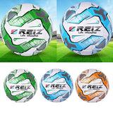 Maxbell Maxbell Size 5 PU Leather Indoor Outdoor Training Football Net Needle Blue+White