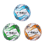 Maxbell Maxbell Size 5 PU Leather Indoor Outdoor Training Football Net Needle Blue+White