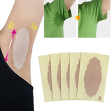 Maxbell 10Pcs Disposable Underarm Armpit Sweat Pads Stickers Shield Guard Absorbing