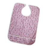 Maxbell Maxbell Cotton Meals Clothing Protector Bib Disability Aid Apron Crumb Catcher Pink