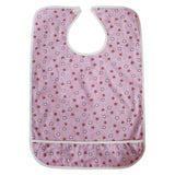 Maxbell Maxbell Cotton Meals Clothing Protector Bib Disability Aid Apron Crumb Catcher Pink