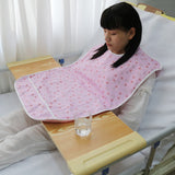 Maxbell Maxbell Cotton Meals Clothing Protector Bib Disability Aid Apron Crumb Catcher Pink