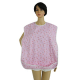 Maxbell Maxbell Cotton Meals Clothing Protector Bib Disability Aid Apron Crumb Catcher Pink