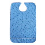 Maxbell Maxbell Cotton Clothing Protector Bib Disability Aid Apron with Catch Pocket Blue