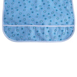 Maxbell Maxbell Cotton Clothing Protector Bib Disability Aid Apron with Catch Pocket Blue