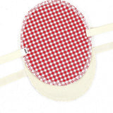 Maxbell Maxbell 1 Pair Washable Underarm Armpit Sweat Absorbing Pad Shields Red Grid