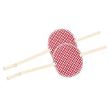 Maxbell Maxbell 1 Pair Washable Underarm Armpit Sweat Absorbing Pad Shields Red Grid