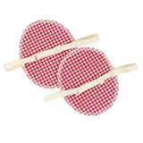 Maxbell Maxbell 1 Pair Washable Underarm Armpit Sweat Absorbing Pad Shields Red Grid