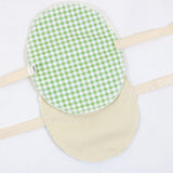 Maxbell Maxbell 1 Pair Washable Underarm Armpit Sweat Absorbing Pad Shields Light Green Grid