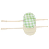 Maxbell Maxbell 1 Pair Washable Underarm Armpit Sweat Absorbing Pad Shields Light Green Grid