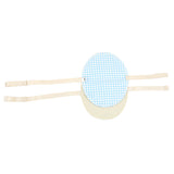 Maxbell Maxbell 1 Pair Washable Underarm Armpit Sweat Absorbing Pad Shields Light Blue Grid