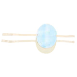 Maxbell Maxbell 1 Pair Washable Underarm Armpit Sweat Absorbing Pad Shields Light Blue Grid