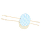 Maxbell Maxbell 1 Pair Washable Underarm Armpit Sweat Absorbing Pad Shields Light Blue Grid