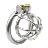 Male Chastity Device Stainless Steel Chastity Cage Lock Muscle Training 40mm