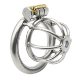Male Chastity Device Stainless Steel Chastity Cage Lock Muscle Training 40mm