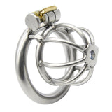 Male Chastity Device Stainless Steel Chastity Cage Lock Muscle Training 40mm