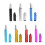 Maxbell Maxbell Reusable Stainless Steel Metal Straw Portable Telescopic Straw Set Silver