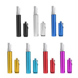 Maxbell Maxbell Reusable Stainless Steel Metal Straw Portable Telescopic Straw Set Silver