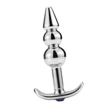 Maxbell Maxbell Stainless Steel Anal Plug Insert Metal Stopper Adult Toy for Men Women 02