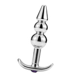 Maxbell Maxbell Stainless Steel Anal Plug Insert Metal Stopper Adult Toy for Men Women 02