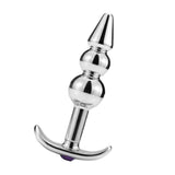 Maxbell Maxbell Stainless Steel Anal Plug Insert Metal Stopper Adult Toy for Men Women 02