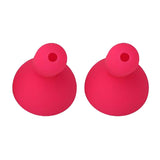 Maxbell Silicone Female Nipple Massager Vibrator Breast Stimulation Sucking Pump Pink