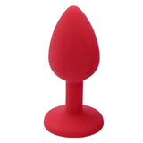 Maxbell Silicone Anal Butt Backcourt Plug Sex Stopper Adult Sex Toys for Men/Women Red S